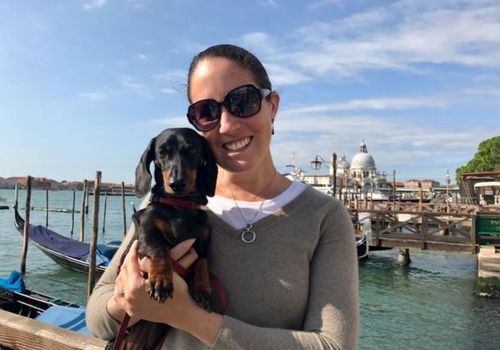 Exploring Venice with my dog